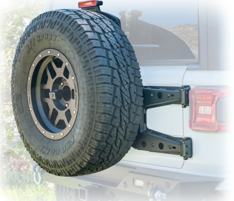 Jeep JL Hinge Mount Tire Carrier - TURN Offroad - `18-`27